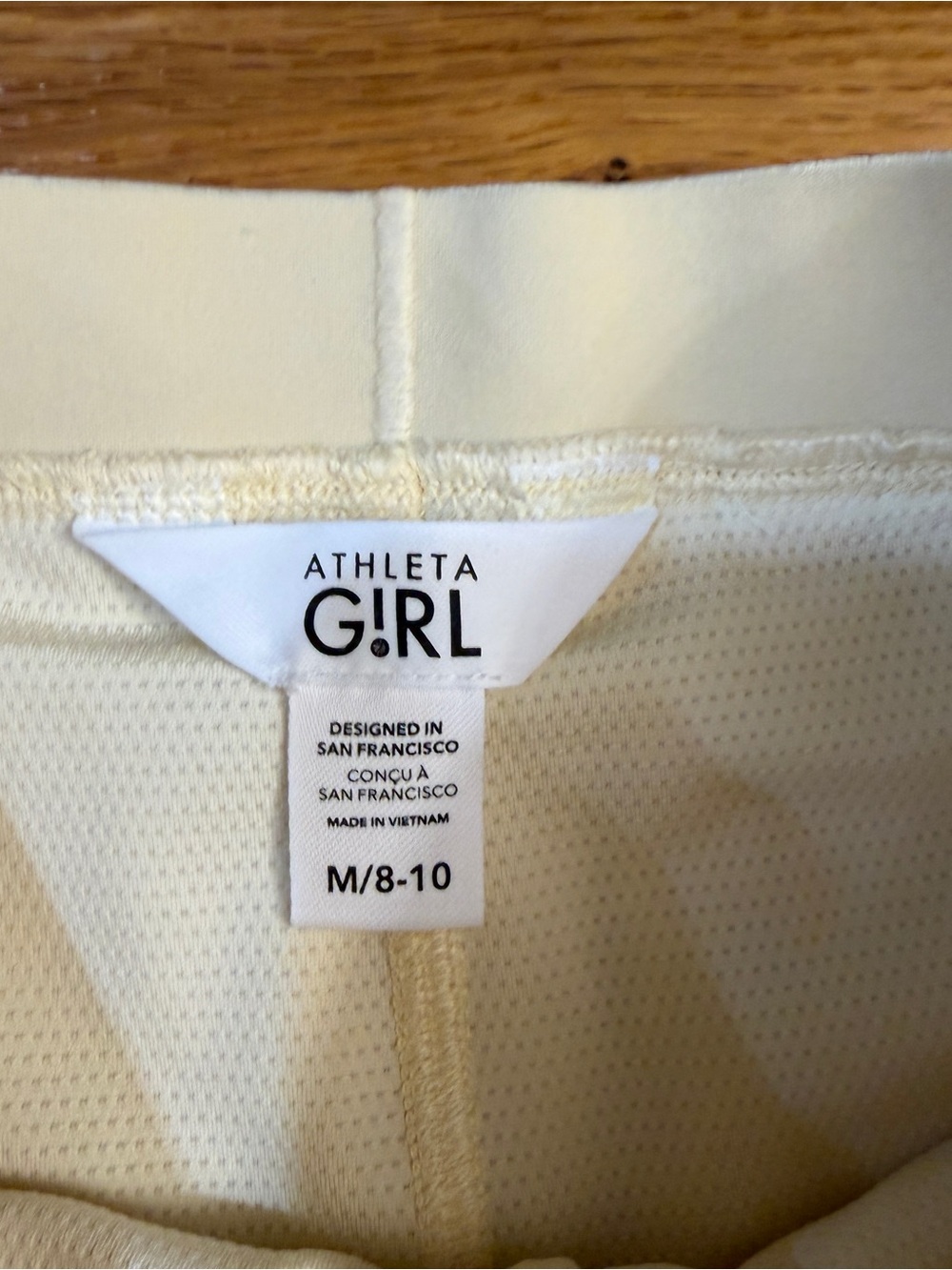 Athleta Girl Pleat Perfect Skort in Yellow/Golden - Girls Size M/8-10 - Picture 2 of 6